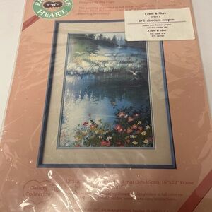 From The Heart Galley Collection Cross Stitch Wild Rose Marsh Kit 53508